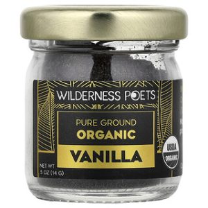 וניל טחון אורגני טהור - Wilderness Poets - 14 גרם