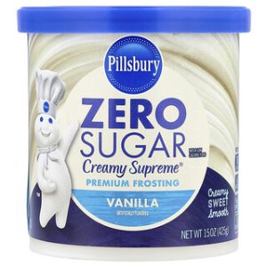 זיגוג פרימיום ללא סוכר וניל Pillsbury - 425 גרם
