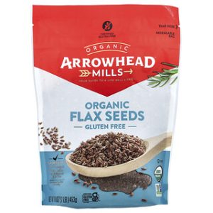 זרעי פשתן אורגניים ללא גלוטן - Arrowhead Mills - 453 גרם