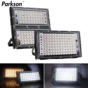 זרקור LED עמיד למים 50W-150W , תאורת גן חיצונית