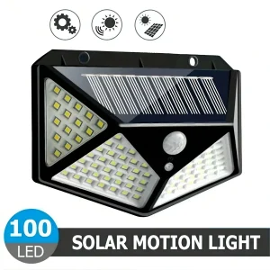זרקורי LED סולאריים לחצר- תאורת חוץ עמידה במים