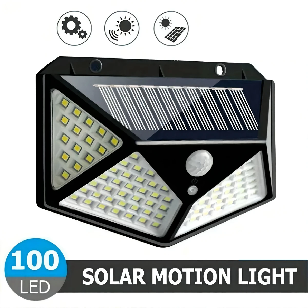 זרקורי LED סולאריים לחצר- תאורת חוץ עמידה במים