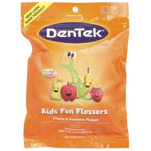 חוט דנטלי לילדים DenTek Wild Fruit - 90 יחידות