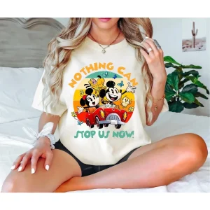 חולצת מיקי ומיני - מסע הרכבת, טיול משפחתי בדיסני