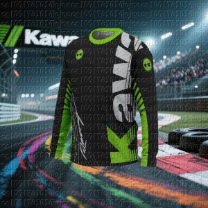 חולצת רכיבה קאוואסאקי 2026 - חולצת מירוץ אוברסייז