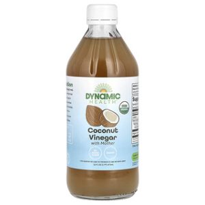 חומץ קוקוס עם אם Dynamic Health - 473 מ"ל