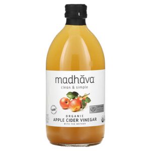 חומץ תפוחים אורגני Madhava 500 מ"ל - בריאות וטעם