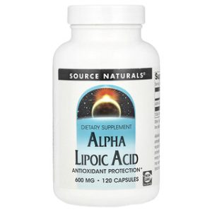 חומצה אלפא ליפואית 600 מ"ג - 120 כמוסות Source Naturals