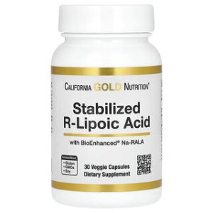 חומצה ליפואית R- עם ביוטין , California Gold Nutrition