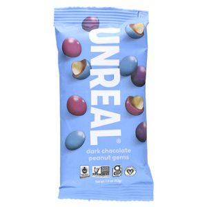 חטיף בוטנים מצופה שוקולד מריר Unreal - 43 גרם
