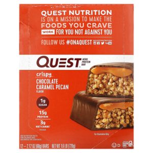 חטיף חלבון Hero - Quest Nutrition קרמל פקאן קריספי