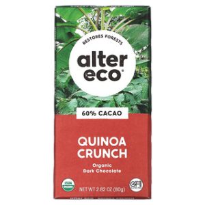 חטיף שוקולד מריר אורגני קינואה קראנץ' - Alter Eco
