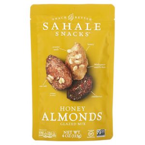 חטיף שקדים מצופים דבש - Sahale Snacks 113 גרם