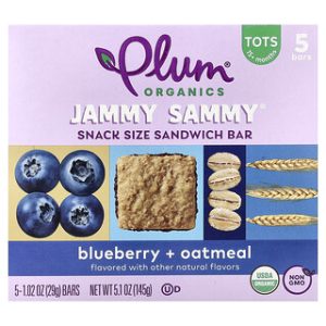 חטיף תינוקות בלוברי שיבולת שועל - Plum Organics