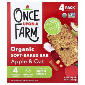 חטיף תפוח ושיבולת שועל אורגני Once Upon A Farm