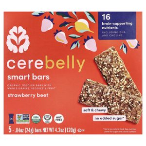 חטיפי Cerebelly אורגניים לפעוטות - תות סלק 5 יחידות
