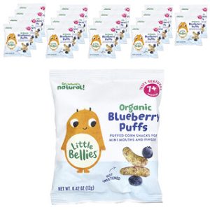 חטיפי אוכמניות אורגניים Little Bellies - 18 יח׳