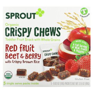 חטיפי אורז בטעם פירות - Sprout Organics - 12+ חודשים