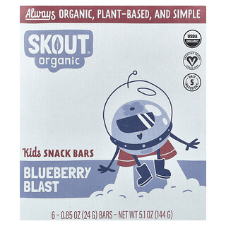 חטיפי אנרגיה לילדים - Skout Organic בטעם אוכמניות