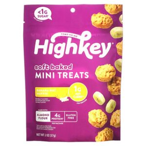 חטיפי בננה מאפין קטנים - HighKey - 57 גרם