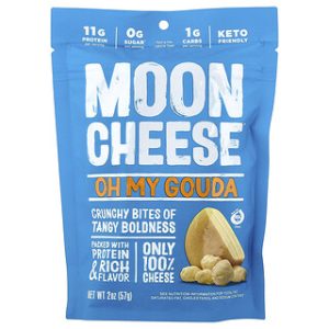 חטיפי גבינה צ'יפסי - Moon Cheese Oh My Gouda 57 גרם