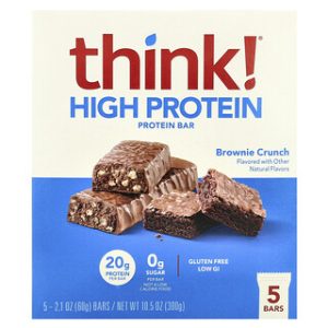 חטיפי חלבון Think ! בראוני קראנץ'- 5 יחידות