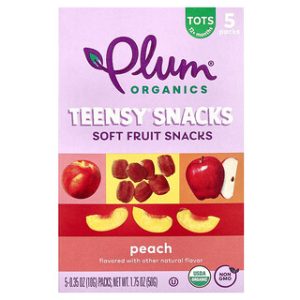 חטיפי פירות רכים לפעוטות אפרסק - Plum Organics