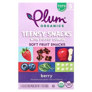 חטיפי פירות רכים קינואה- Plum Organics - לילדים 18+