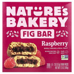 חטיפי תאנים Nature's Bakery- ראסברי 6 מארזים