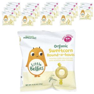 חטיפי תירס אורגני לתינוקות Little Bellies - 18 יח'
