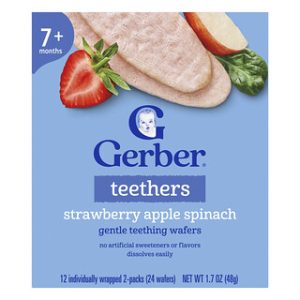 חטיפים לתינוקות Gerber - וופלים להקלה על צמיחת שיניים