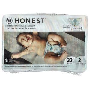 חיתולי The Honest Company גודל 2 - 32 חיתולים