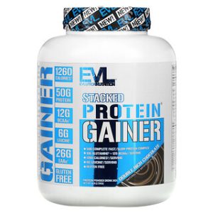 חלבון EVL Stacked Gainer - שוקולד עשיר - 2.72 ק"ג