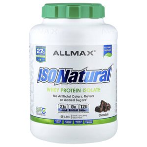 חלבון מי גבינה ALLMAX ISONatural - בטעם שוקולד - 2.27 ק"ג