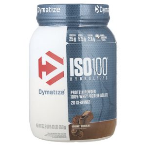 חלבון מי גבינה איזולט Dymatize ISO100 - שוקולד 650 גרם