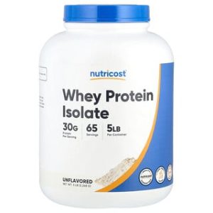 חלבון מי גבינה איזולט Nutricost 5 ק"ג - ללא טעם