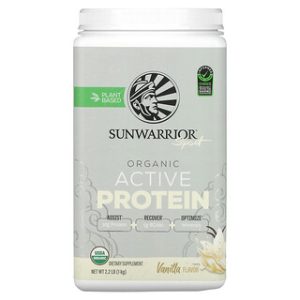 חלבון ספורט אורגני וניל Sunwarrior - 1 ק"ג
