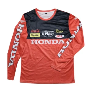 חליפת רכיבה רטרו Honda Rider - לגבר, מנדפת זיעה