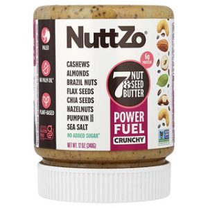 חמאת אגוזים וזרעים Nuttzo - Crunchy - 340 גרם
