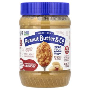 חמאת בוטנים Crunchy טבעית - 454 גרם , Peanut Butter