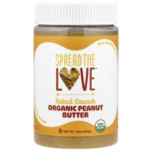 חמאת בוטנים אורגנית Naked Crunch - Spread The Love