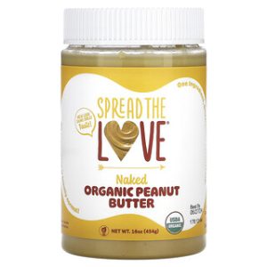 חמאת בוטנים אורגנית Naked - Spread The Love - 454 גרם