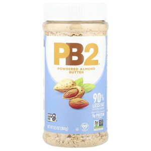 חמאת שקדים PB2 - אבקה 6.5oz , בריא וטעים
