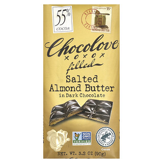 חמאת שקדים מלוחה בצימקאו - Chocolove 90 גרם