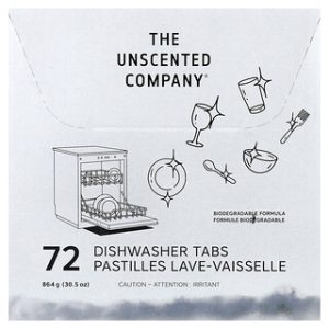 טבליות למדיח כלים Unscented - 72 יחידות - 864 גרם