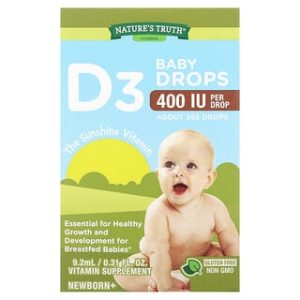 טיפות ויטמין D3 לתינוקות - Newborn+ - Nature's Truth