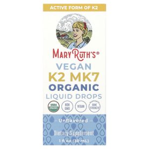 טיפות ויטמין K2 אורגני טבעוני - MaryRuths - 30 מ"ל