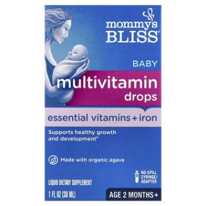 טיפות ויטמינים לתינוקות - Mommys Bliss , ברזל מגיל 2 חודשים