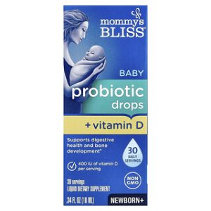 טיפות פרוביוטיקה לתינוק + D , Mommy's Bliss