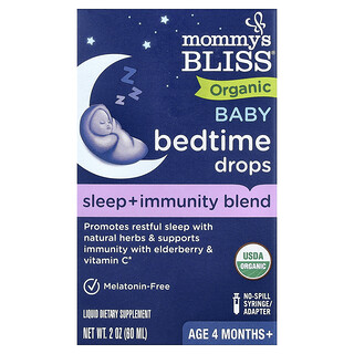 טיפות שינה אורגניות לתינוק - Mommy's Bliss - 4 חודשים+